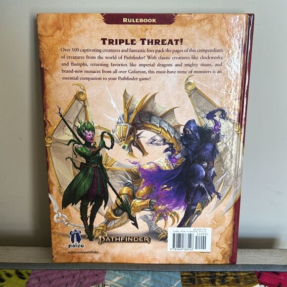 Pathfinder Bestiary 3 Hardcover Book - Picture 2 of 9